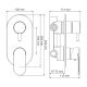WasserKRAFT Mindel 8571 Смеситель для ванны и душа WasserKRAFT Mindel 8571 Смеситель для ванны и душа