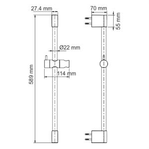 WasserKRAFT A192 Стойка для душа