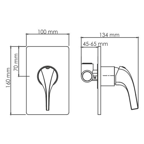 WasserKRAFT Sauer 7151 Смеситель для душа WasserKRAFT Sauer 7151 Смеситель для душа