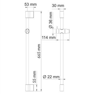 WasserKRAFT A193 Стойка для душа