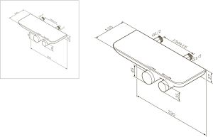 Смеситель Sensation F3040000 для душа с термостатом