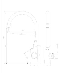 Смеситель для кухонной мойки Lemark Comfort (LM3072C)