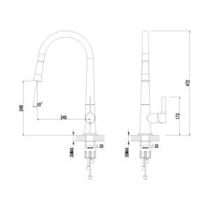 Смеситель для кухонной мойки Lemark Soul (LM6001C)