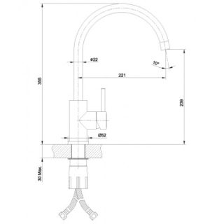 Смеситель для кухонной мойки Lemark Expert (LM5078S) хром матовый Смеситель для кухонной мойки Lemark Expert (LM5078S) хром матовый