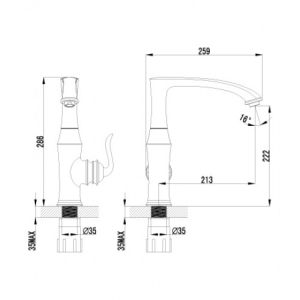 Смеситель для кухонной мойки Lemark Brava (LM4705G)