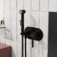 Гигиенический душ со смесителем WasserKRAFT Gollach 3303H чёрный матовый