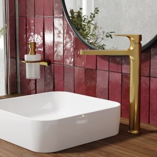 Смеситель для раковины WasserKRAFT Havel 3603H тёмное золото матовое