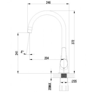 Смеситель для кухонной мойки Lemark Atlantiss (LM3255C)