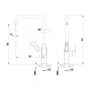 Смеситель для кухонной мойки Lemark Soul (LM6003C)