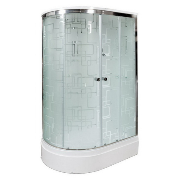 Душевая кабина Deto ЕМ2712 R с электрикой (эл.) 120х80х220 см