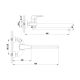 Смеситель для ванны Lemark Shift (LM4317C)