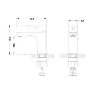 Смеситель для раковины Lemark Evitta (LM0506C)