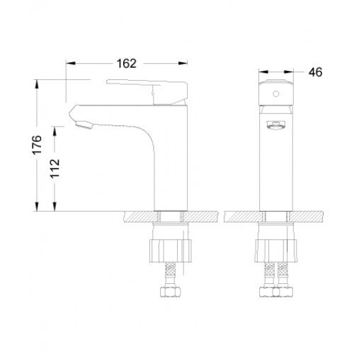 Смеситель для раковины Lemark Point (LM0306C)