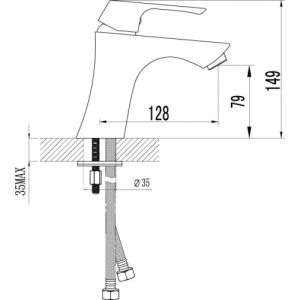 Смеситель для раковины Lemark Unit (LM4506C)
