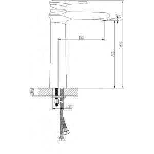 Смеситель для раковины Lemark Status (LM4409C)