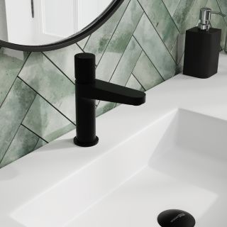 Смеситель для раковины WasserKRAFT Fulda 5203 чёрный матовый