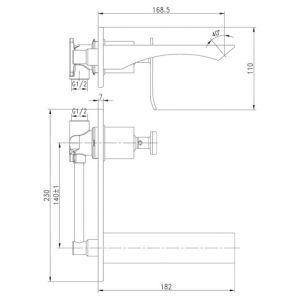 Смеситель для раковины Lemark Contest (LM5826CW)