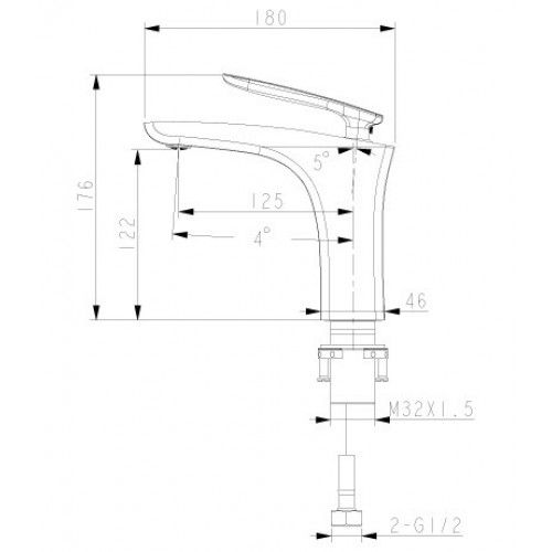 Смеситель для раковины Lemark Bellario LM6806C