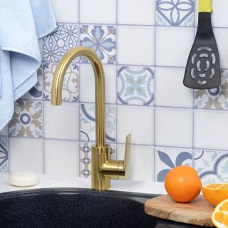 Смеситель для кухни WasserKRAFT Aisch 5507 тёмное золото матовое