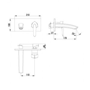 Смеситель для раковины Lemark Mars (LM3526C)