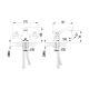 Смеситель для раковины Lemark Contour (LM7406C)