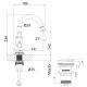 Смеситель для раковины Lemark Peretto (LM6307RB)