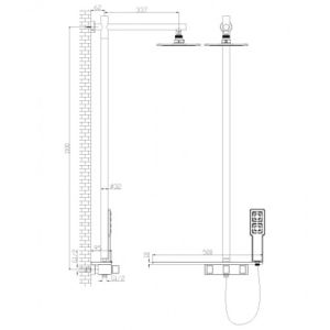 Душевая программа для ванны Lemark Tropic (LM7001C)