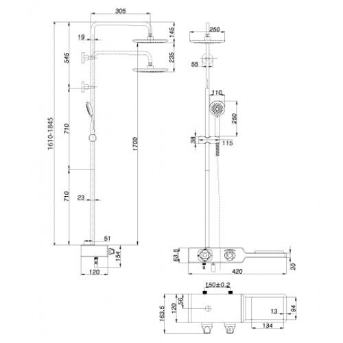 Душевая программа  Lemark Tropic (LM7009C)