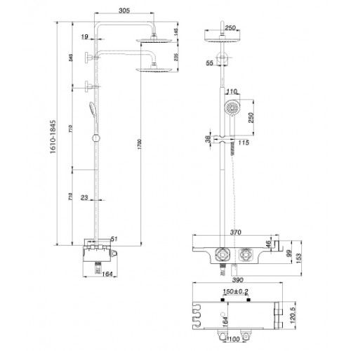 Душевая программа  Lemark Tropic (LM7008C)