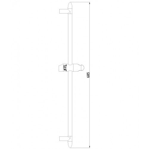 Стойка для душа Lemark (LM8063C)