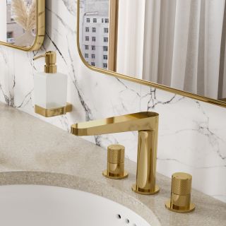 Смеситель для раковины WasserKRAFT Ems 7635 золото