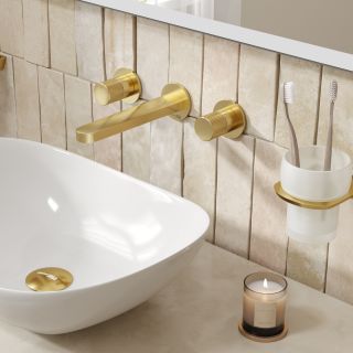 Смеситель для раковины WasserKRAFT Schunter 8245 тёмное золото матовое
