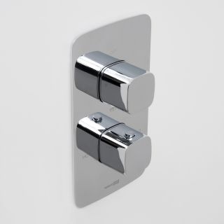 Термостатический смеситель для ванны и душа WasserKRAFT Naab 8644 T хром