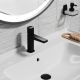 Смеситель для раковины WasserKRAFT Nuthe 9103 чёрный матовый
