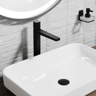 Смеситель для раковины WasserKRAFT Nuthe 9103H чёрный матовый