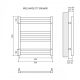 Полотенцесушитель электрический Lemark Melange П7 LM49607E 500x600, левый/правый