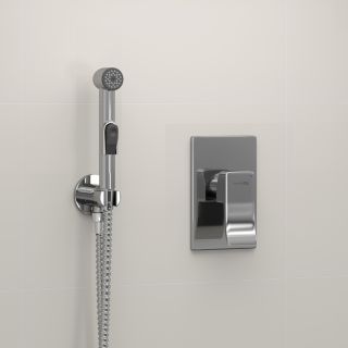 Гигиенический душ со смесителем WasserKRAFT A010656 со шлангом 100 см хром