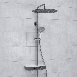 Душевая стойка WasserKRAFT Aller Thermo A113.117.058.CH T с термостатом хром