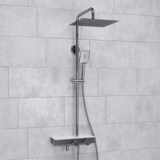 Душевая стойка WasserKRAFT Aller Thermo A113.118.126.CH T с термостатом хром