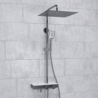 Душевая стойка WasserKRAFT Aller Thermo A113.119.126.CH T с термостатом хром