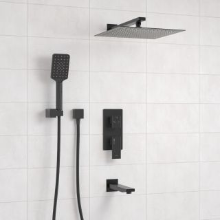 Душевой комплект WasserKRAFT Abens A172071 чёрный матовый