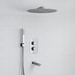 Душевой комплект WasserKRAFT Naab Thermo A178644 T с термостатом хром