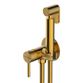 Гигиенический душ со смесителем WasserKRAFT A70838 тёмное золото матовое