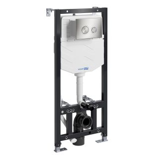 Система инсталляции для унитазов WasserKRAFT Aller 10TLT.010.ME.BN01 с кнопкой смыва