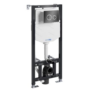 Система инсталляции для унитазов WasserKRAFT Aller 10TLT.010.ME.PB01 с кнопкой смыва