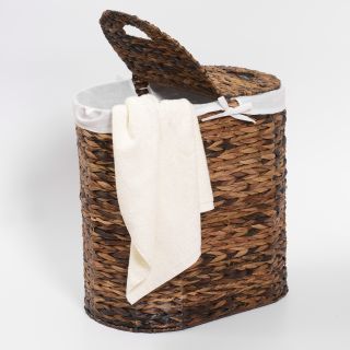 Корзина для белья WasserKRAFT Dill WB-611-L коричневый