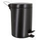 Ведро WasserKRAFT Elbe K-633B 3 литра чёрный матовый