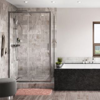 Душевой уголок WasserKRAFT Main 41S32 130x80 см профиль хром стекло прозрачное