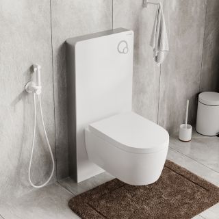 Пристенный модуль системы инсталляции для унитазов WasserKRAFT Naab 86TLT.040.PE.WH белый