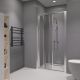 Душевая дверь RGW CL-111 410911108-11 80 см профиль хром стекло прозрачное